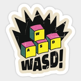 Gamer WASD ! Sticker